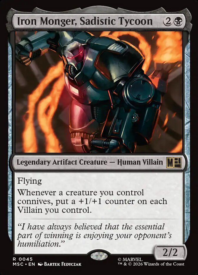 Iron Monger, Sadistic Tycoon - Magic: The Gathering - MoxLand