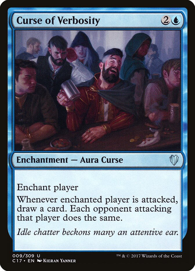 Maldição da Prolixidade / Curse of Verbosity - Magic: The Gathering - MoxLand