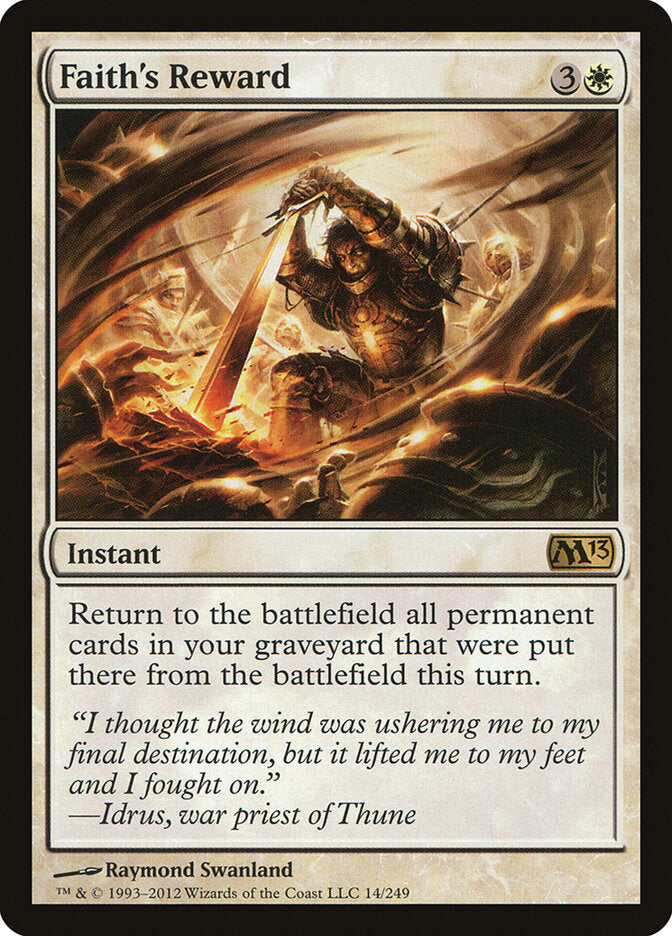 Recompensa da Fé / Faith's Reward - Magic: The Gathering - MoxLand
