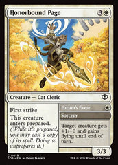 Honorbound Page - Magic: The Gathering - MoxLand