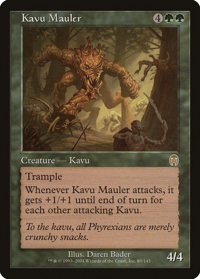 Kavu Pugilista / Kavu Mauler - Magic: The Gathering - MoxLand