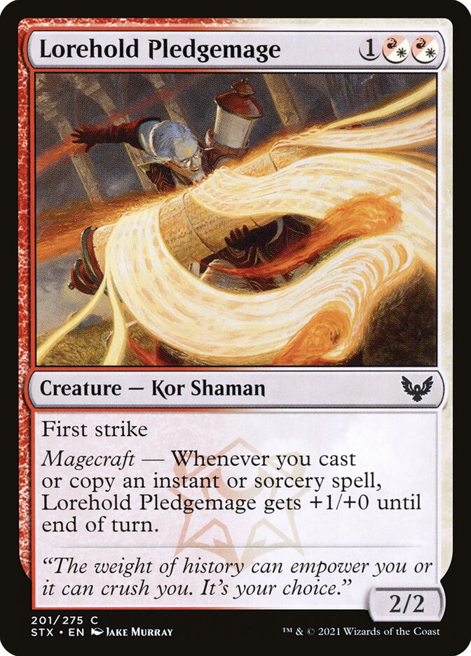 Mago Iniciado de Sapioforte / Lorehold Pledgemage - Magic: The Gathering - MoxLand