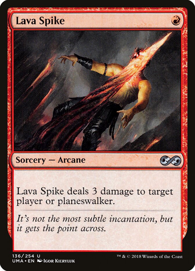 Espículo de Lava / Lava Spike - Magic: The Gathering - MoxLand