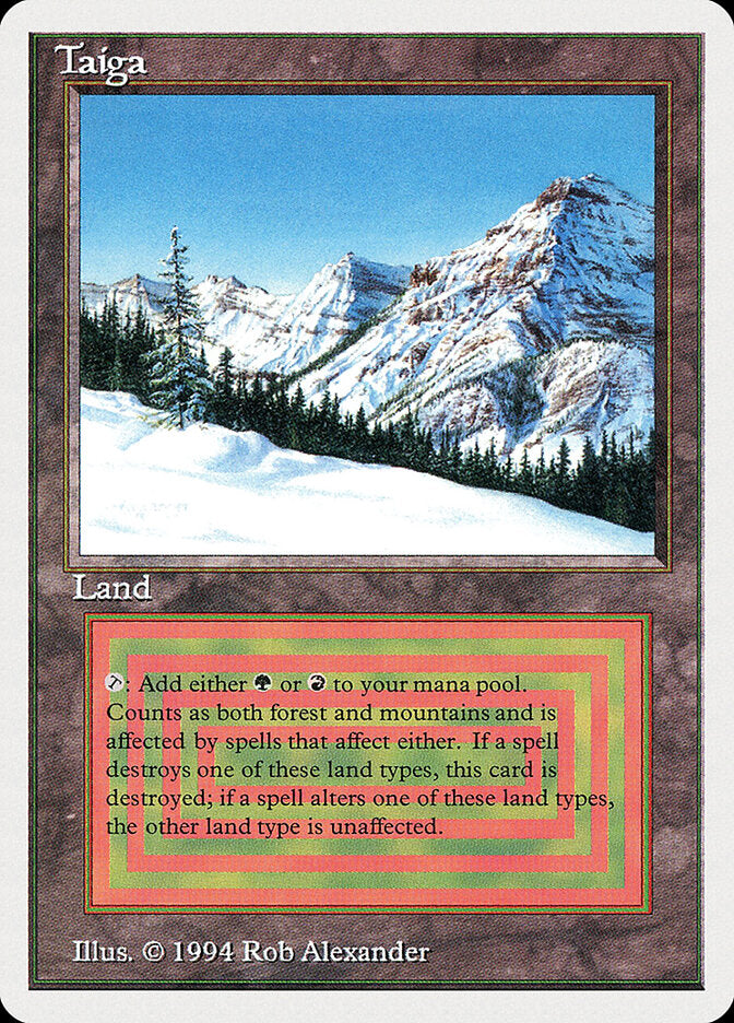 Taiga - Magic: The Gathering - MoxLand