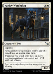 Cão-de-guarda dos Karlov / Karlov Watchdog - Magic: The Gathering - MoxLand
