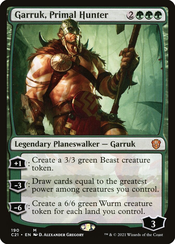 Garruk, Caçador Primal / Garruk, Primal Hunter - Magic: The Gathering - MoxLand