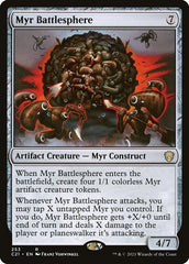 Esfera de Batalha Myr / Myr Battlesphere - Magic: The Gathering - MoxLand