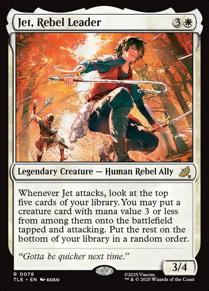 Jato, Líder Rebelde / Jet, Rebel Leader - Magic: The Gathering - MoxLand