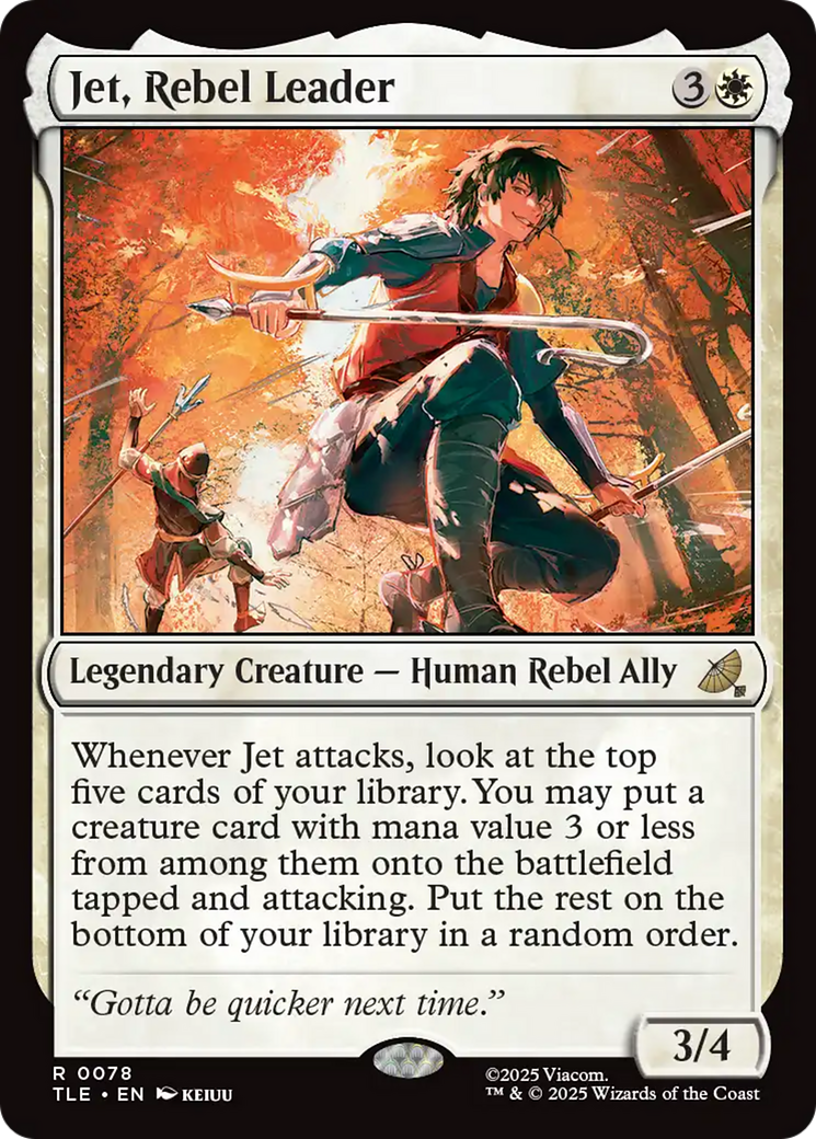 Jato, Líder Rebelde / Jet, Rebel Leader - Magic: The Gathering - MoxLand