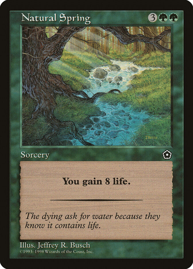 Fonte Natural / Natural Spring - Magic: The Gathering - MoxLand