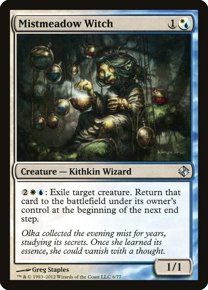 Bruxa de Nevoplanície / Mistmeadow Witch - Magic: The Gathering - MoxLand