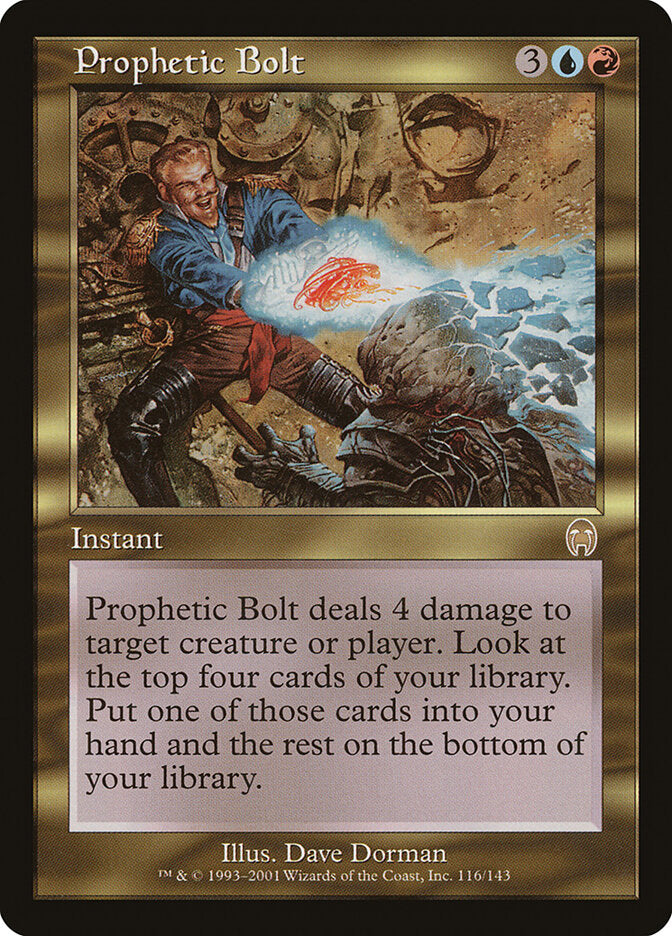Raio Profético / Prophetic Bolt - Magic: The Gathering - MoxLand