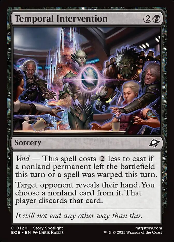 Intervenção Temporal / Temporal Intervention - Magic: The Gathering - MoxLand