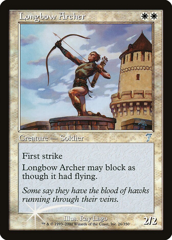 Arqueiro de Arco Longo / Longbow Archer - Magic: The Gathering - MoxLand