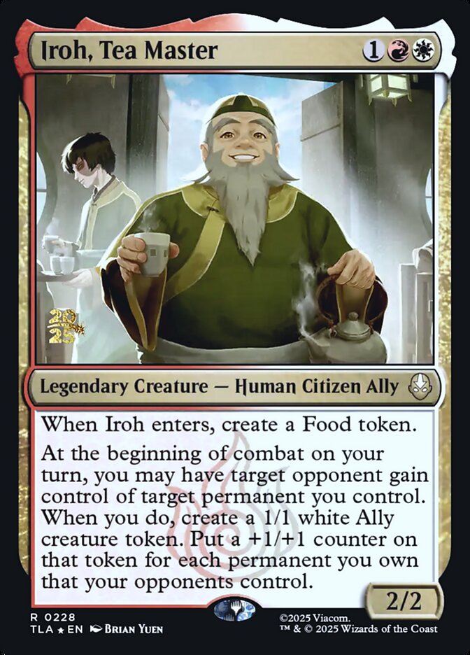 Iroh, Tea Master - Magic: The Gathering - MoxLand