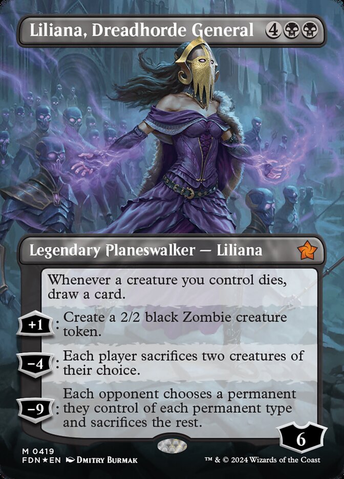 Liliana, General da Horda Medonha / Liliana, Dreadhorde General - Magic: The Gathering - MoxLand