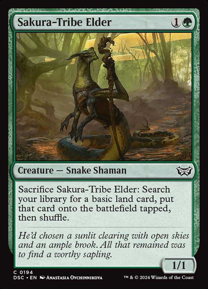 Ancião da Tribo Sakura / Sakura-Tribe Elder - Magic: The Gathering - MoxLand