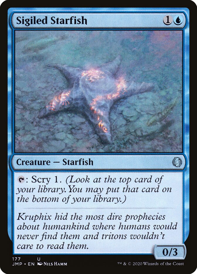 Estrela-do-mar Rúnica / Sigiled Starfish - Magic: The Gathering - MoxLand
