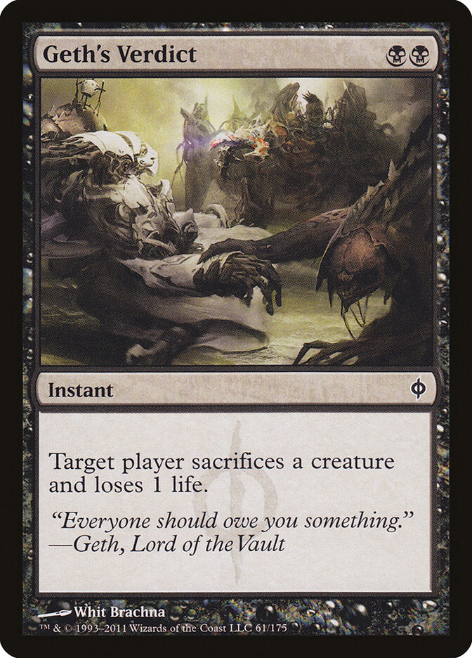 Veredito de Geth / Geth's Verdict - Magic: The Gathering - MoxLand