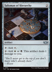 Talismã da Hierarquia / Talisman of Hierarchy - Magic: The Gathering - MoxLand