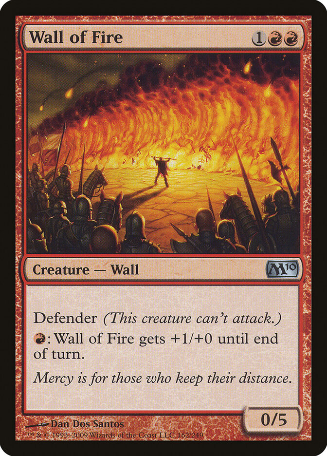 Barreira de Fogo / Wall of Fire - Magic: The Gathering - MoxLand