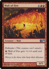 Barreira de Fogo / Wall of Fire - Magic: The Gathering - MoxLand
