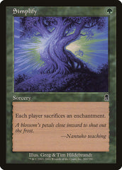 Simplificar / Simplify - Magic: The Gathering - MoxLand