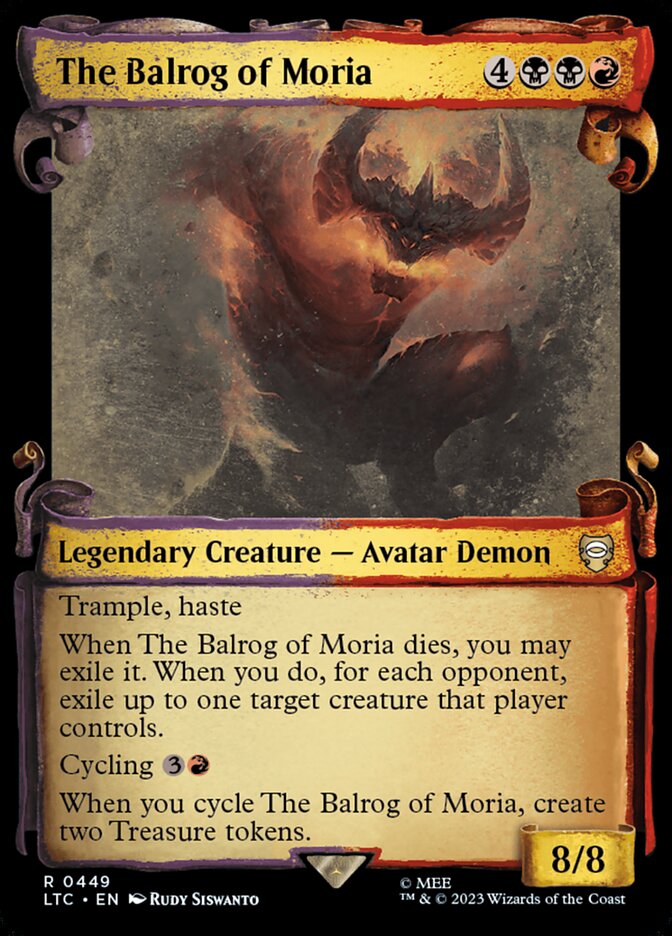O Balrog de Moria / The Balrog of Moria - Magic: The Gathering - MoxLand
