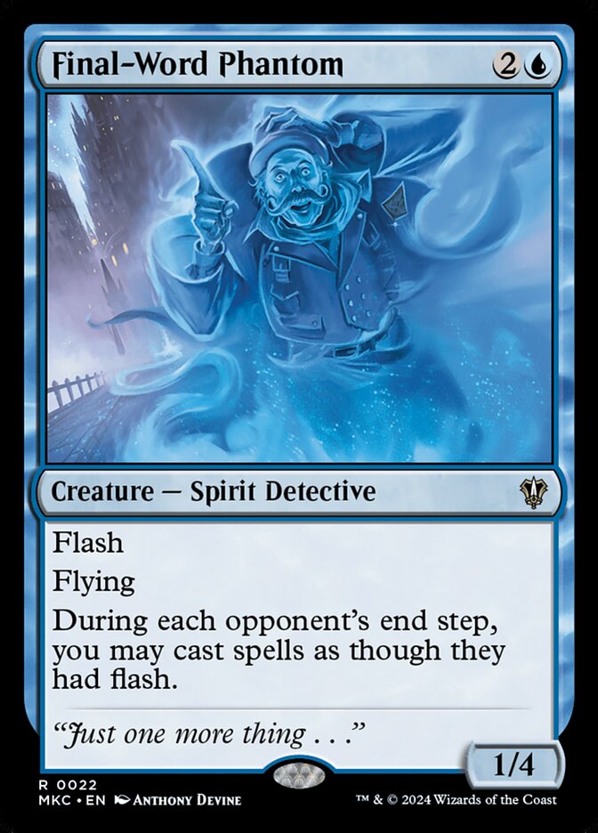 Final-Word Phantom - Magic: The Gathering - MoxLand
