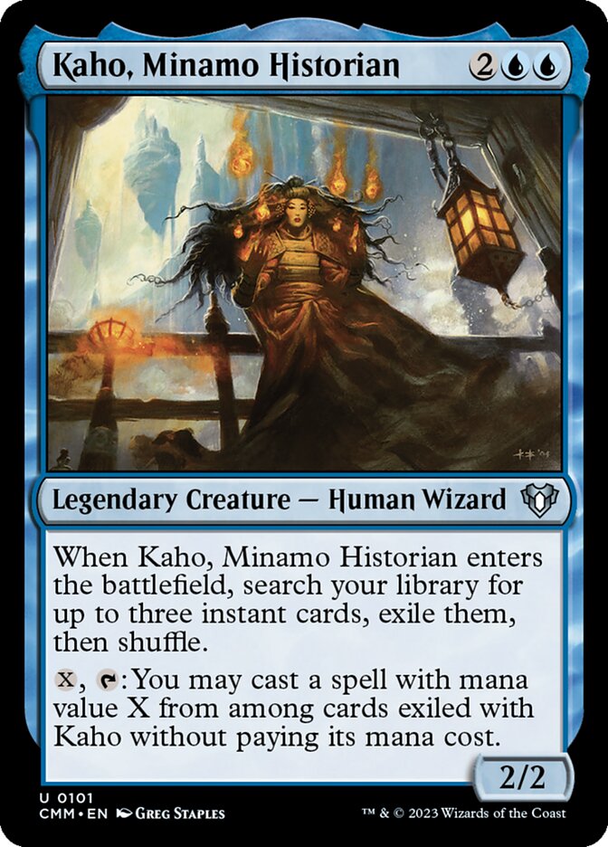 Kaho, Historiadora de Minamo / Kaho, Minamo Historian - Magic: The Gathering - MoxLand