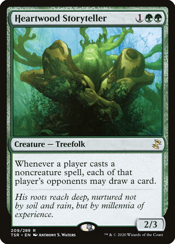 Menestrel de Bosque Coração / Heartwood Storyteller - Magic: The Gathering - MoxLand