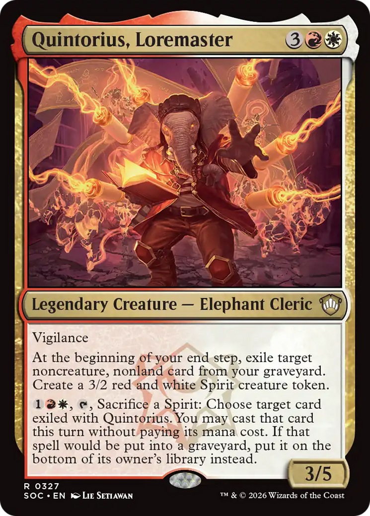 Quintorius, Mestre do Saber / Quintorius, Loremaster - Magic: The Gathering - MoxLand
