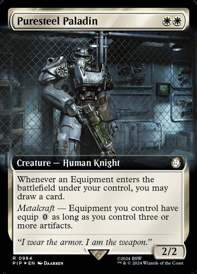 Paladino de Aço Puro / Puresteel Paladin - Magic: The Gathering - MoxLand