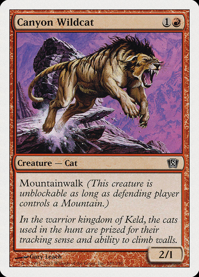 Lince do Desfiladeiro / Canyon Wildcat - Magic: The Gathering - MoxLand