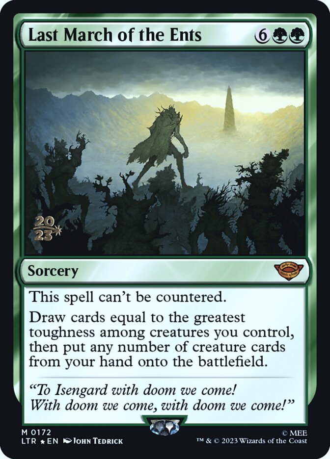 Última Marcha dos Ents / Last March of the Ents - Magic: The Gathering - MoxLand