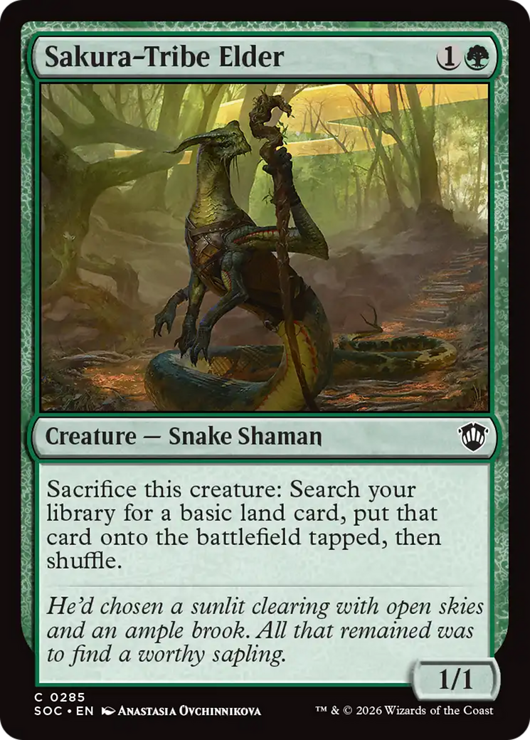 Ancião da Tribo Sakura / Sakura-Tribe Elder - Magic: The Gathering - MoxLand