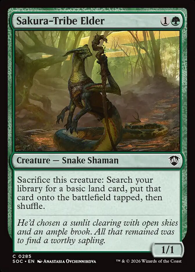 Ancião da Tribo Sakura / Sakura-Tribe Elder - Magic: The Gathering - MoxLand