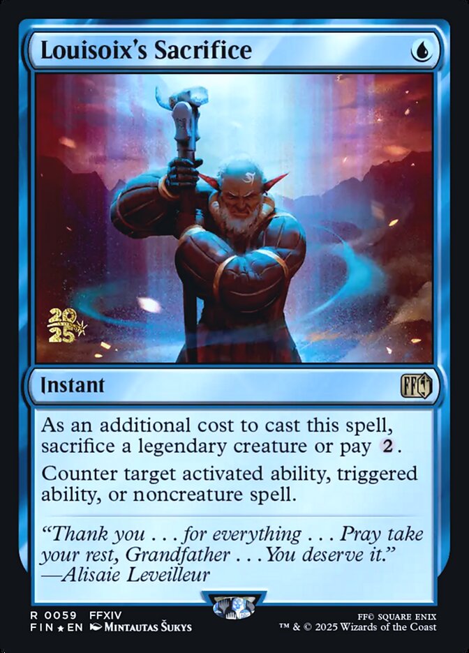 Louisoix's Sacrifice - Magic: The Gathering - MoxLand