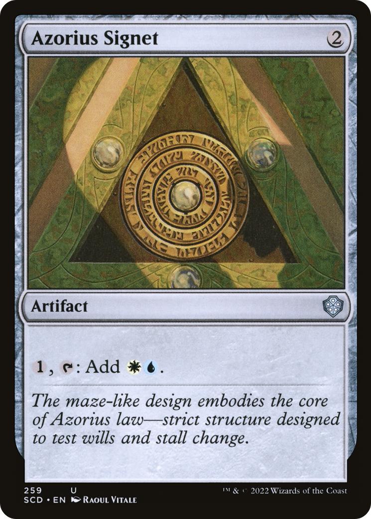Sinete Azorius / Azorius Signet - Magic: The Gathering - MoxLand