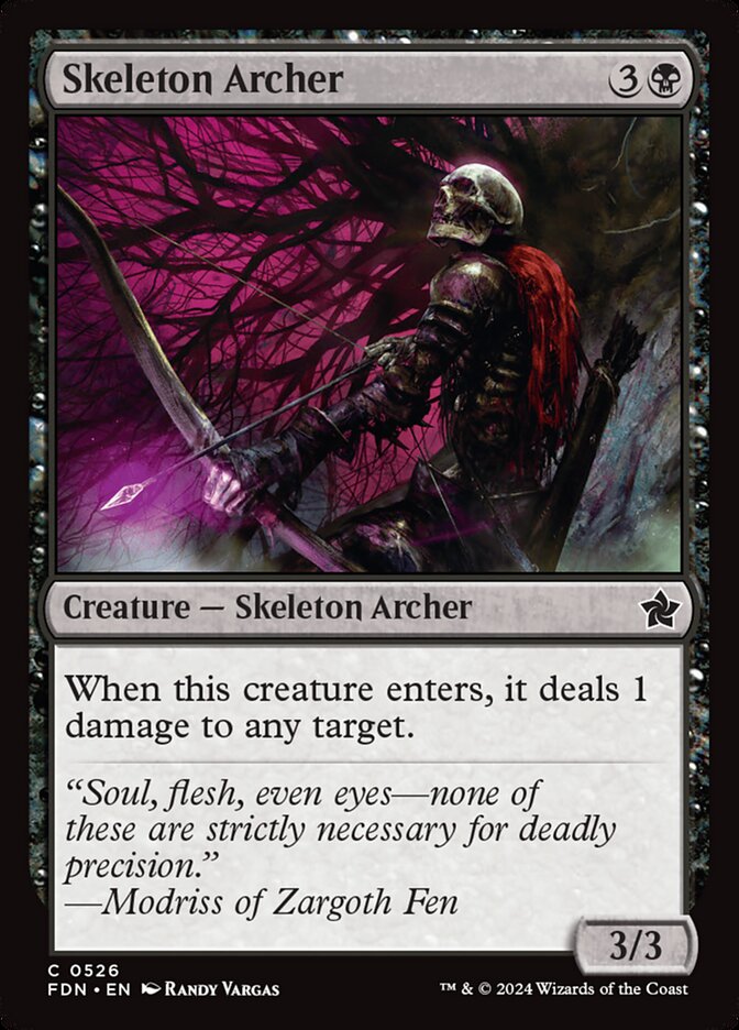 Arqueiro Esquelético / Skeleton Archer - Magic: The Gathering - MoxLand