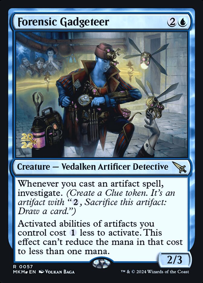 Engenhoqueira Forense / Forensic Gadgeteer - Magic: The Gathering - MoxLand