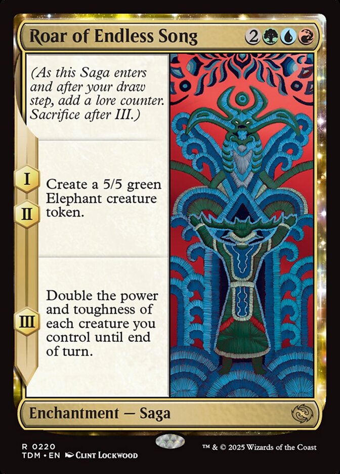Rugido da Canção Infinita / Roar of Endless Song - Magic: The Gathering - MoxLand