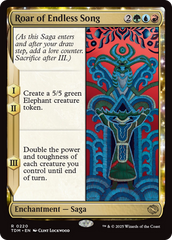 Rugido da Canção Infinita / Roar of Endless Song - Magic: The Gathering - MoxLand