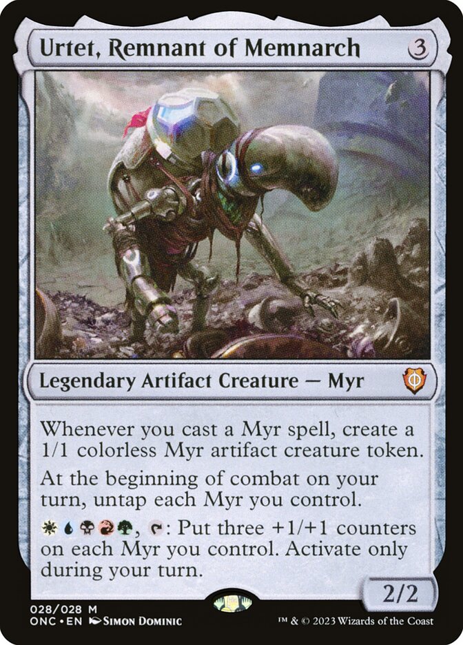 Urtet, Resquício do Memnarca / Urtet, Remnant of Memnarch - Magic: The Gathering - MoxLand