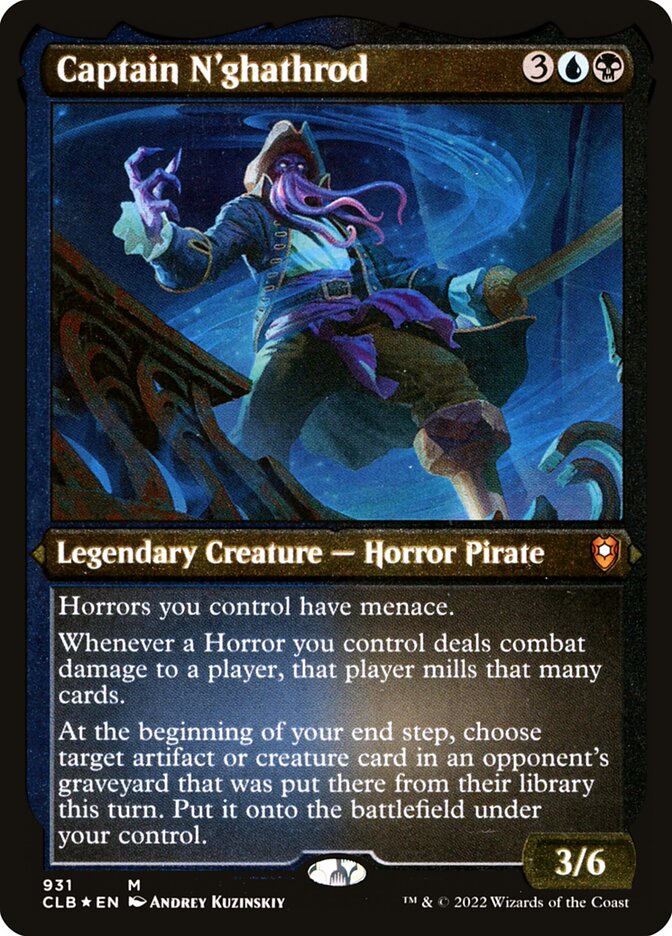 Capitão N'ghathrod / Captain N'ghathrod - Magic: The Gathering - MoxLand