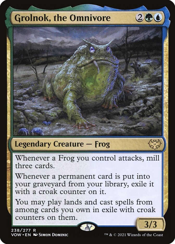 Grolnok, o Onívoro / Grolnok, the Omnivore - Magic: The Gathering - MoxLand