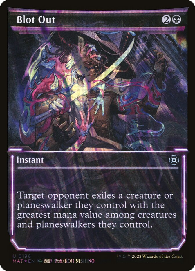 Obscurecer / Blot Out - Magic: The Gathering - MoxLand