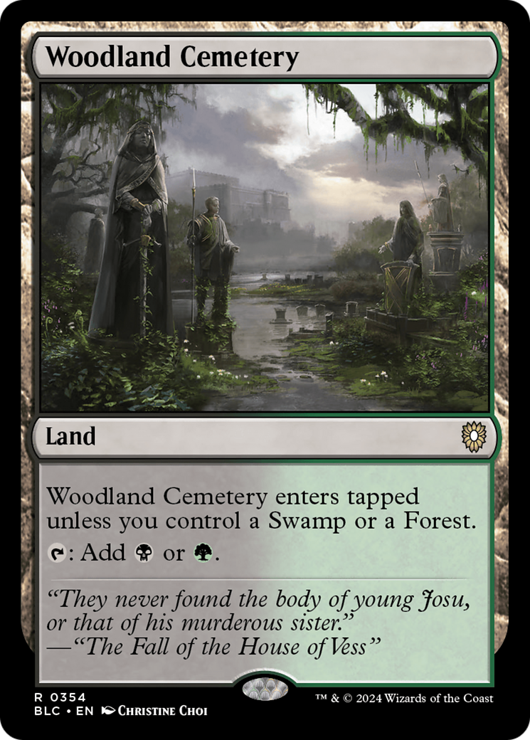 Cemitério da Floresta / Woodland Cemetery - Magic: The Gathering - MoxLand