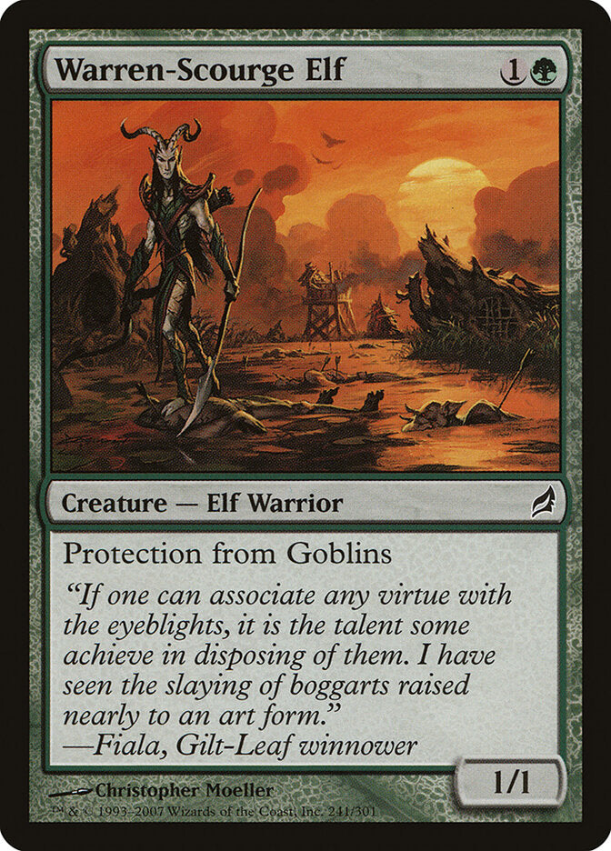 Elfo Flagelo de Vilarejo / Warren-Scourge Elf - Magic: The Gathering - MoxLand