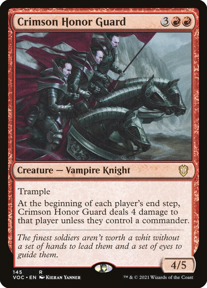 Guarda de Honra Carmesim / Crimson Honor Guard - Magic: The Gathering - MoxLand